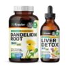bio krauter cápsulas raíz de diente de león soporte hígado