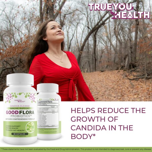 Suplemento para salud intestinal y control sobrecrecimiento candida