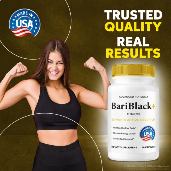 Cápsulas BariBlack+ alineadas