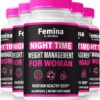 Paquete de 5 cápsulas Femina nocturnas para mujeres