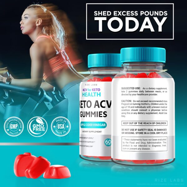 Suplemento gomitas ACV para Keto Salud rize labs