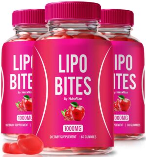 Paquete frontal gomitas Lipo Bites Keto ACV NutraRize