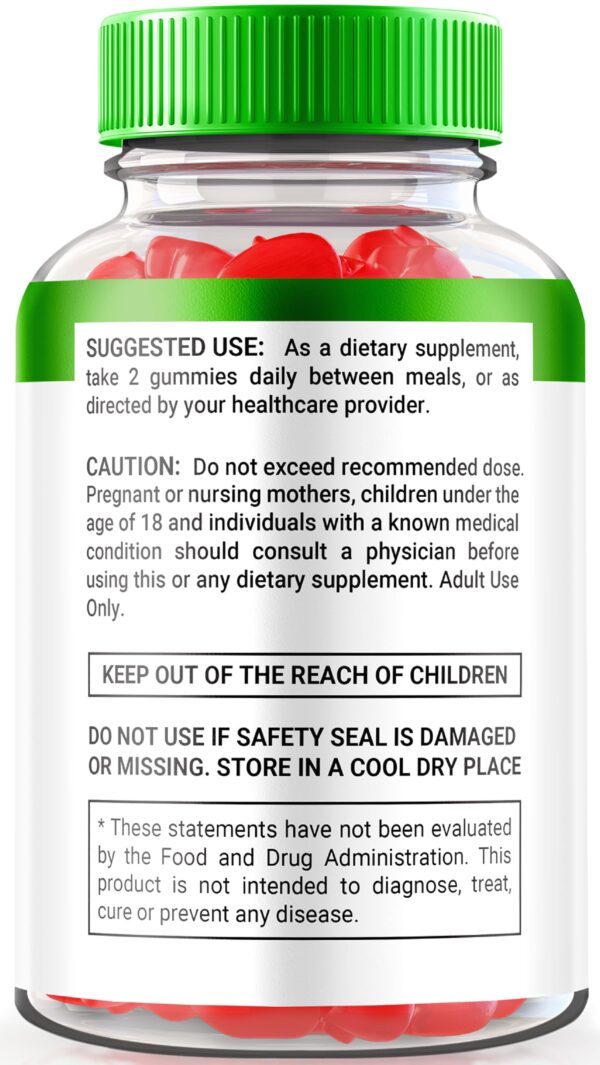 Detalle de las gomitas TruCharge Keto ACV sabor natural