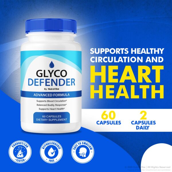 Suplemento natural Glyco Defender para circulación