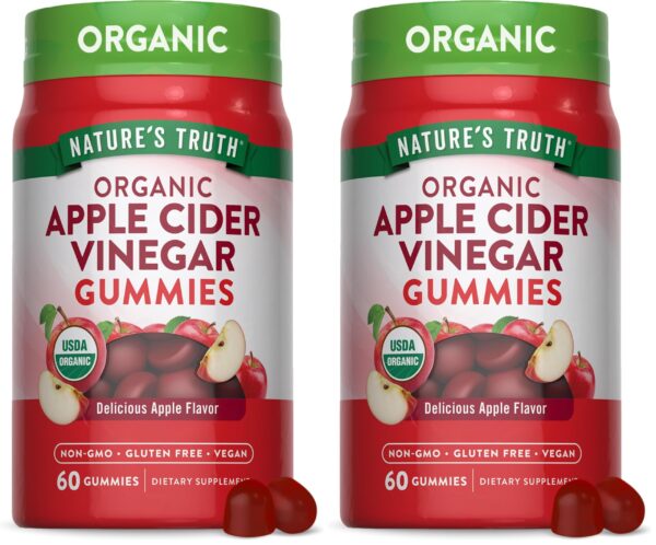 Version 1.0.0 Gomitas veganas Nature's Truth con vinagre sidra manzana