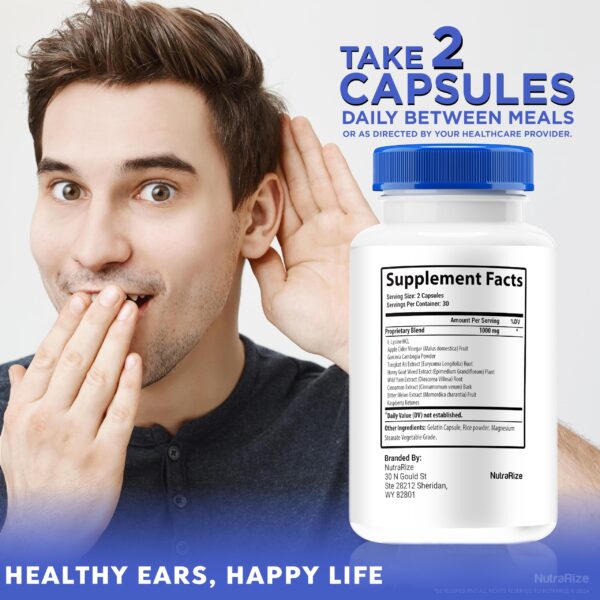 Version 1.0.0 Pastillas Tinnifix para mantener audición saludable