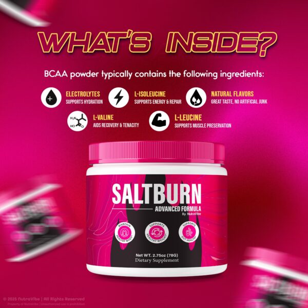 Version 1.0.0 Porciones de NutraVibe Salt Burn Powder