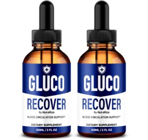 Paquete doble Gotas GlucoRecover fórmula avanzada NutraRize