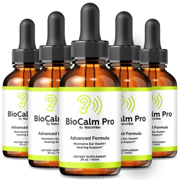 Paquete de gotas BioCalm Pro para bienestar auditivo