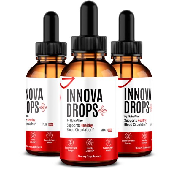 NutraRize Innova Drops 3 pack botella líquida soporte sangre salud