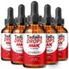 Frasco de Tadalla Drops Max fórmula líquida NutraVibe