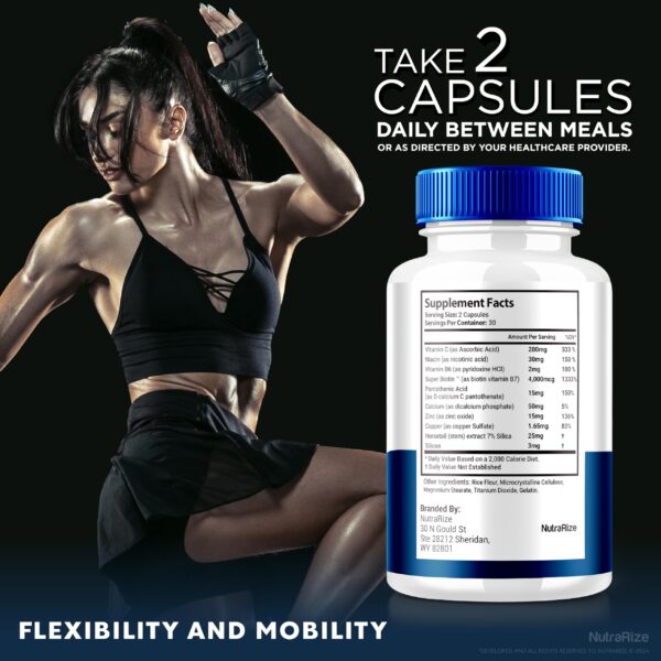 Envase de Ultra Relief+ para flexibilidad articular