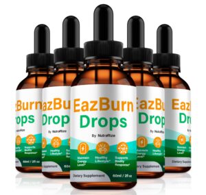 EazBurn gotas paquete 5 frascos soporte energético natural