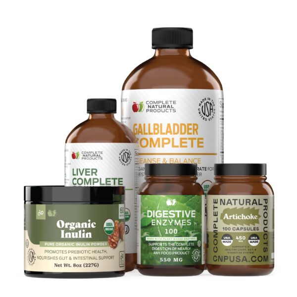 Complete Natural Products kit salud digestiva y detox intestinal