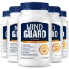 Envase frontal de Mind Guard suplemento para memoria y enfoque