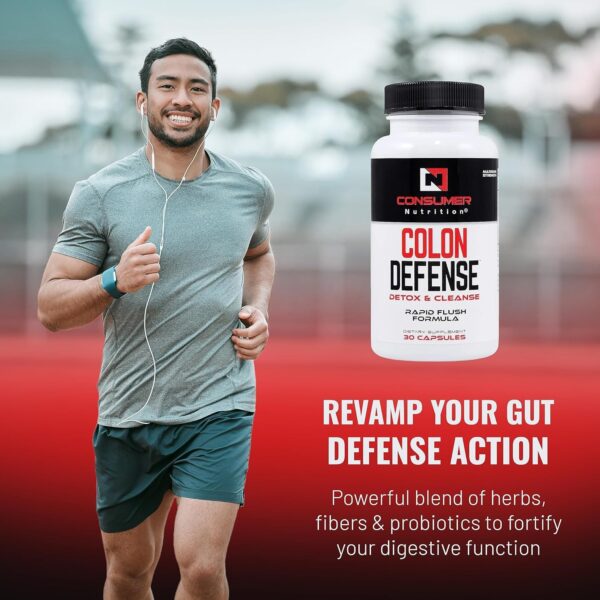 Etiqueta del suplemento Colon Cleanse Consumer Nutrition