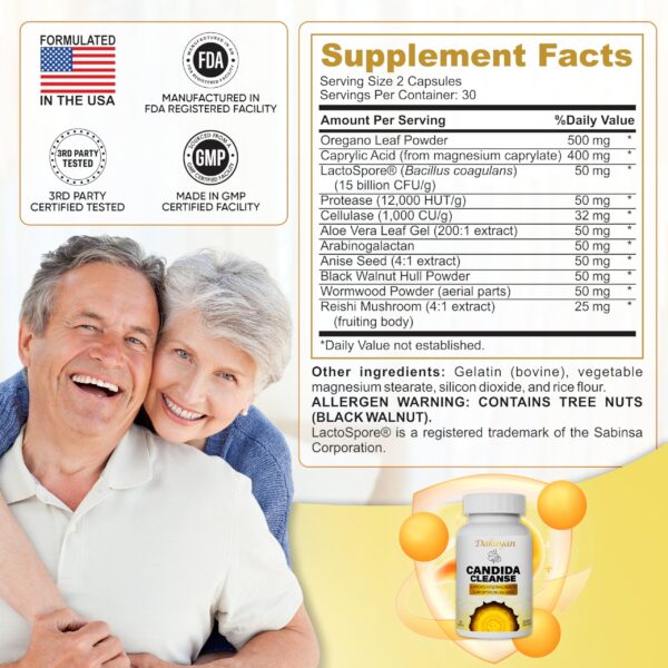 Suplemento con enzimas digestivas y extractos botánicos