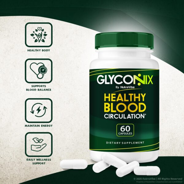 Cápsulas naturales para energía y circulación Glyconix