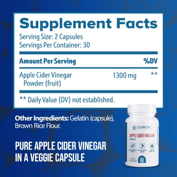 Vinagre sidra manzana cápsulas calidad USA