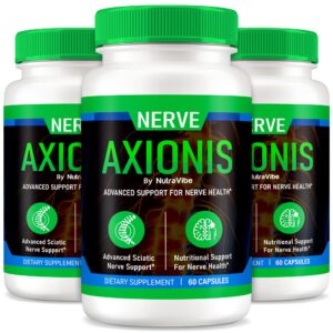 Paquete de tres cápsulas Nerve Axionis para salud nerviosa