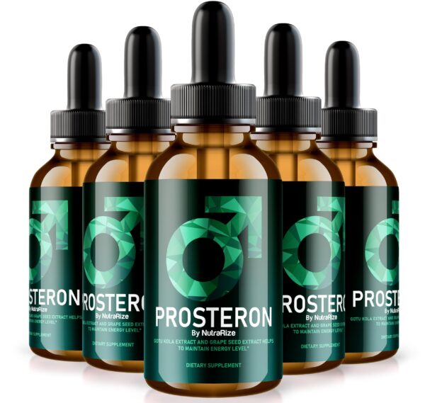 Gotas Prosteron NutraRize suplemento para salud prostática