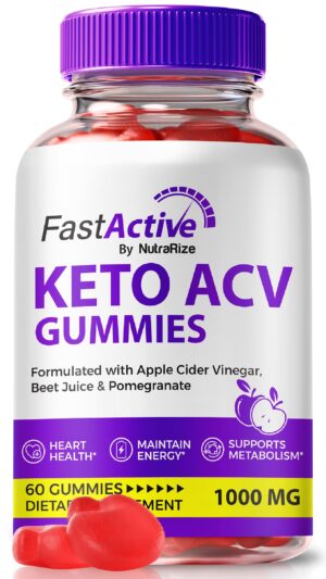 Fast Active Keto ACV gomitas naturales para dieta cetogenica