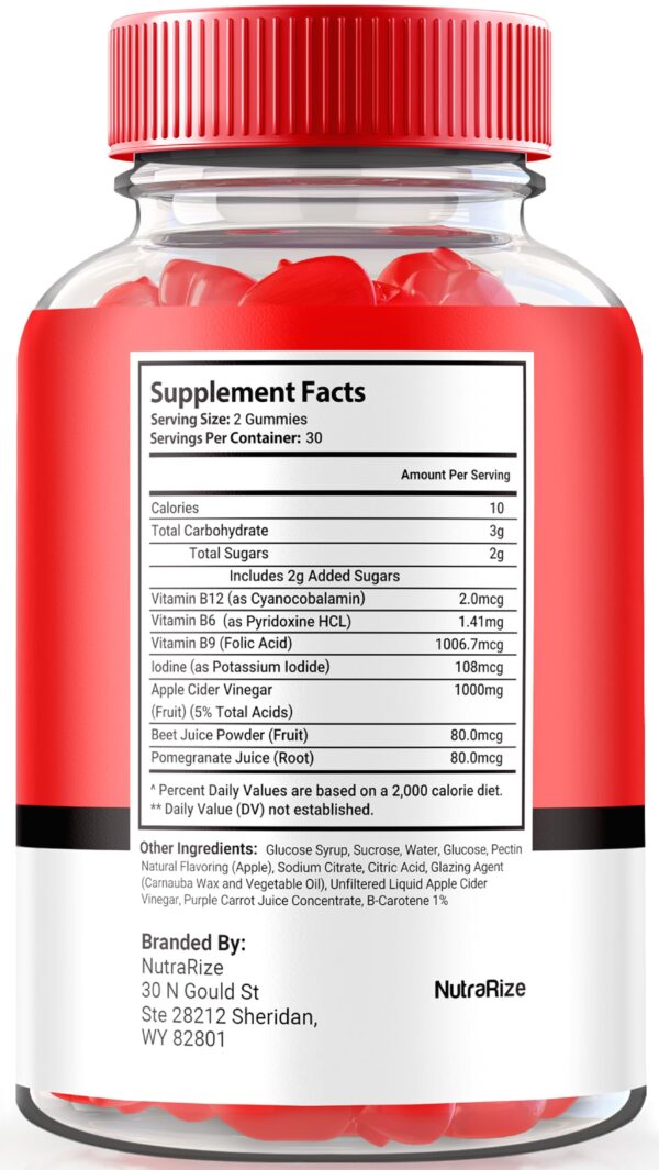 Gomitas Ketosis Keto + ACV con vinagre de manzana y apoyo cetogénico