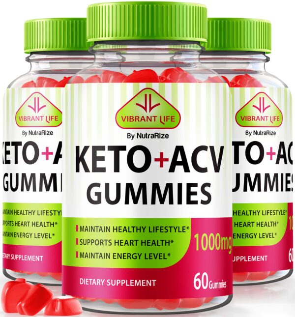 Paquete de gomitas Vibrant Life Keto ACV 180 unidades