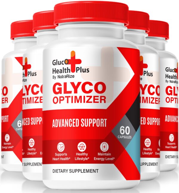 Gluco Health Plus paquete de 5 cajas con cápsulas naturales