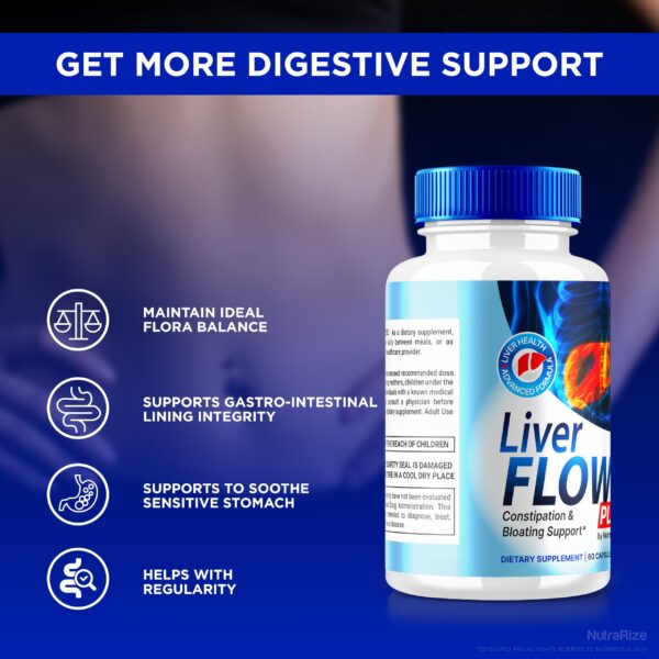 Paquete cápsulas Liver Flow Plus para digestión y bienestar