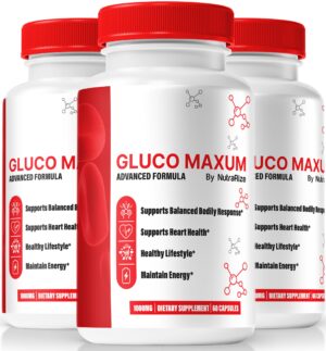 cápsulas gluco maxum suplemento natural salud balance glucosa