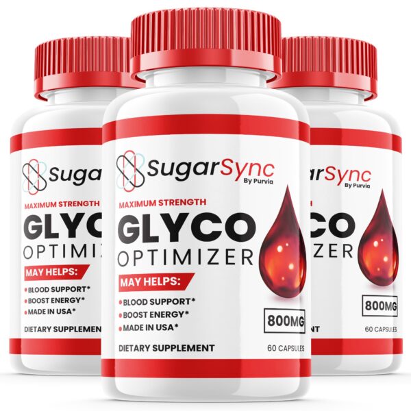 Sugar Sync Glyco Optimizer paquete de 3 para bienestar