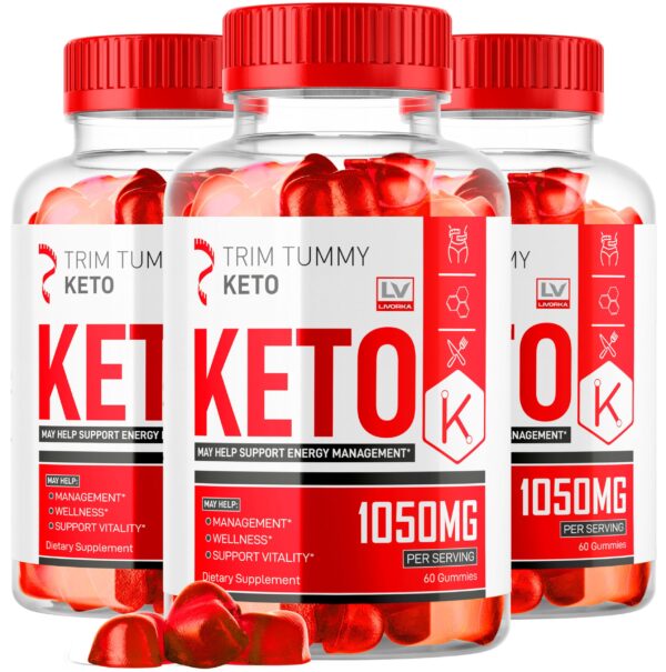 Gomitas Trim Tummy Keto ACV paquete 3