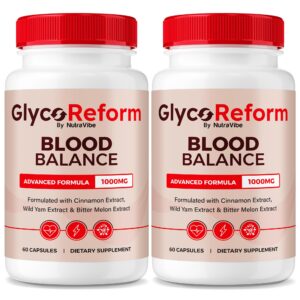 Paquete doble Glyco Reform 120 cápsulas para salud y energía