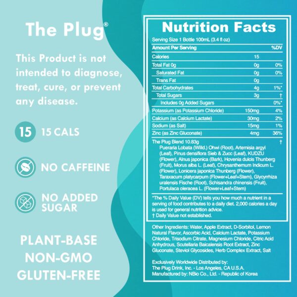 The Plug bebida detox y soporte nutricional planta