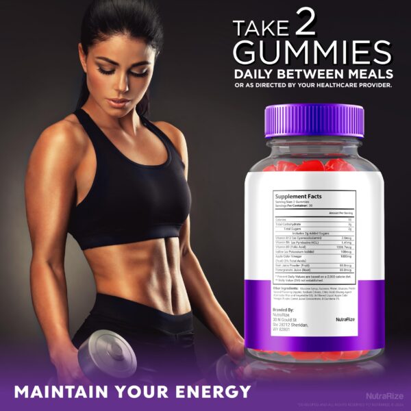 Paquete Ultra Quick Keto ACV Gummies 3 botellas suplemento keto