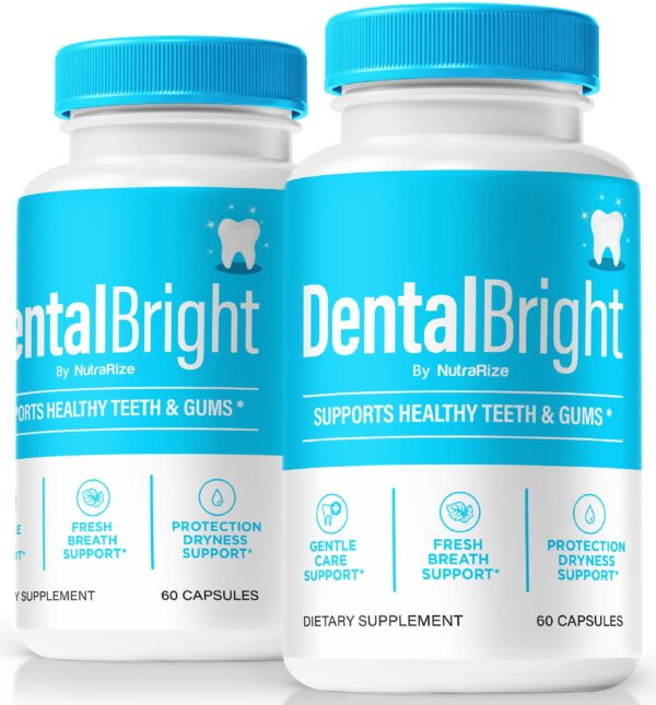 DentalBright cápsulas naturales para cuidado dental y encías