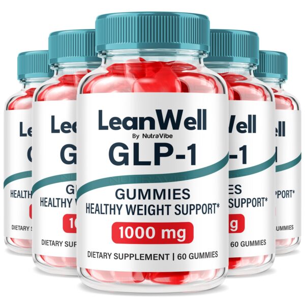 Paquete de gomitas LeanWell GLP-1 para apoyo metabólico y fitness