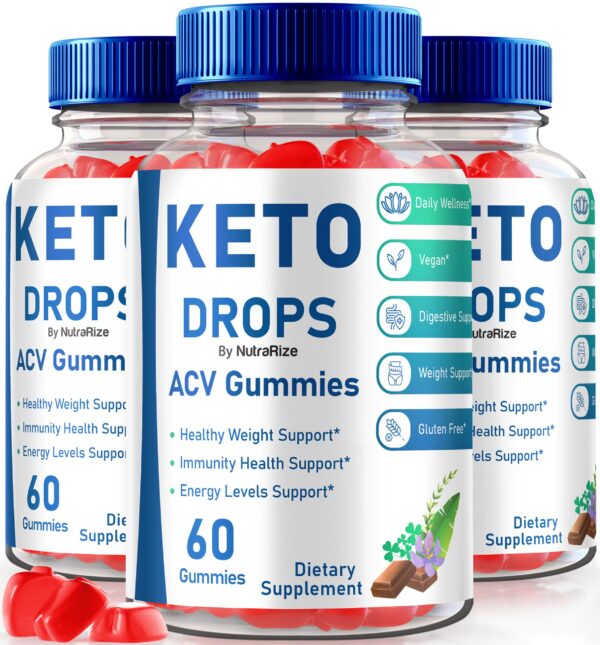 Version 1.0.0 Bote de gominolas Keto Drops Keto ACV para pérdida de peso