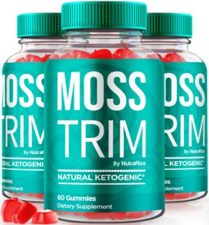 Gomitas Moss Trim Keto ACV paquete frontal
