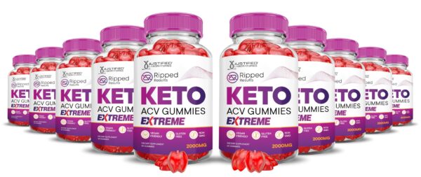 Paquete de gomitas Keto ACV Extreme de Ripped Results 2000 mg