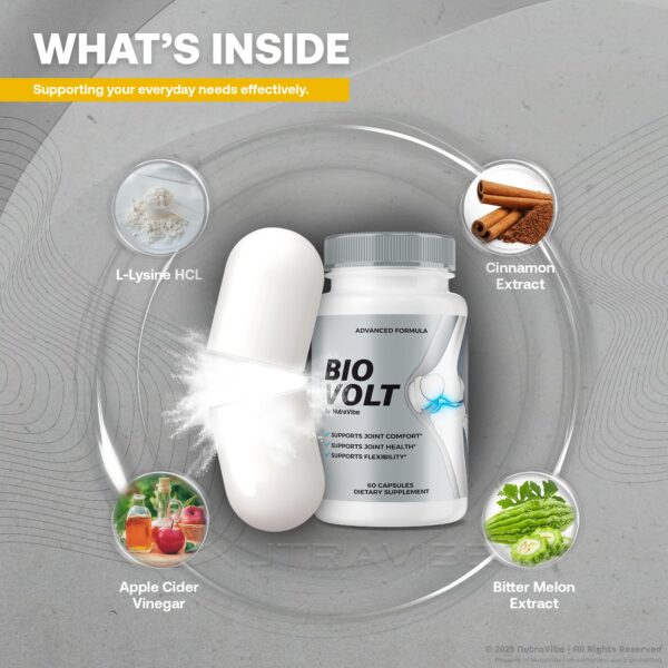 Formulación especial NutraVibe Biovolt movilidad y confort