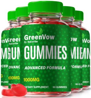 Gomitas GreenVow naturales apoyo energía y bienestar