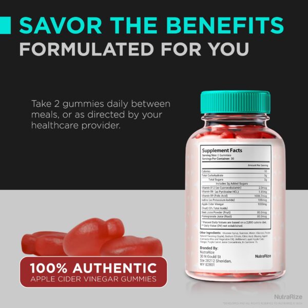 Gomitas Tetraquel ACV empaque vista posterior