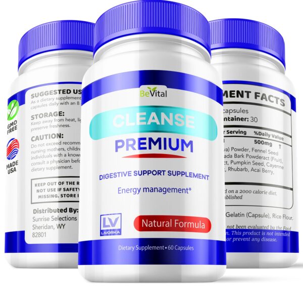 Paquete completo Bevital Cleanse Premium para limpieza digestiva