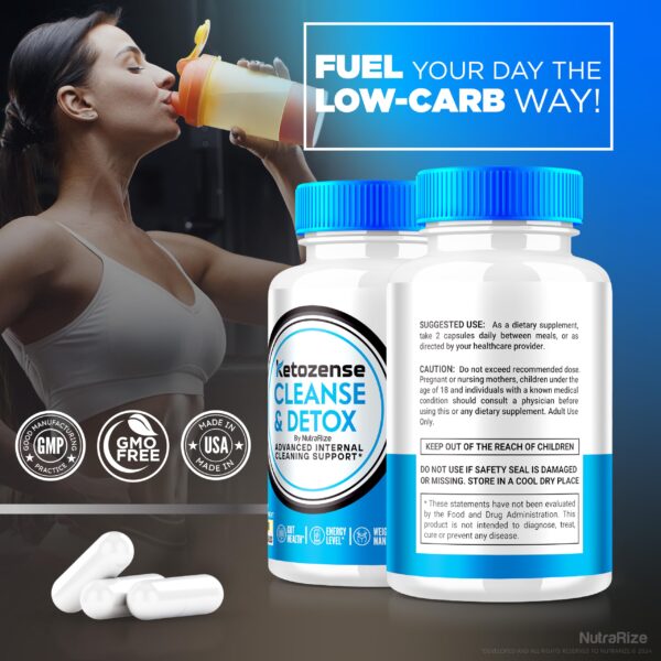 Cápsulas Ketozense suplemento para limpiar y desintoxicar cuerpo