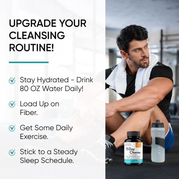 Etiqueta producto Sandhu's Liver Renew y Gut Cleanse