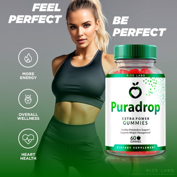 Gomitas Puradrop Keto ACV para pérdida saludable de peso
