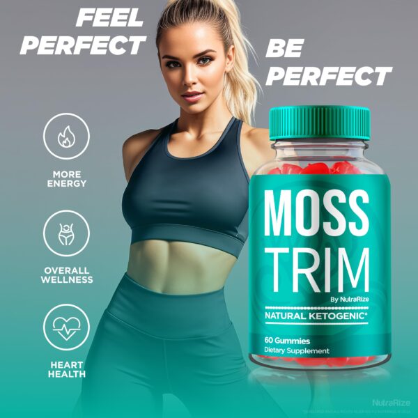 Gomitas dentro del frasco moss trim keto acv