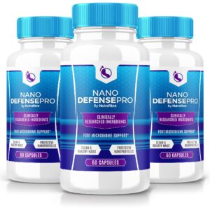 Version 1.0.0 Nano Defense Pro botellas suplemento uñas saludables